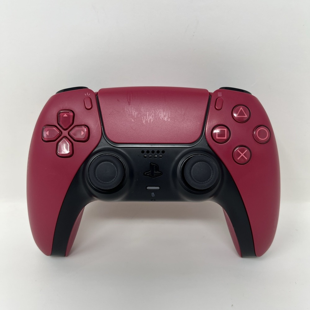 Sony PS5 DualSense Controller Cosmic Red No Battery Missing Ribbons FOR PARTS